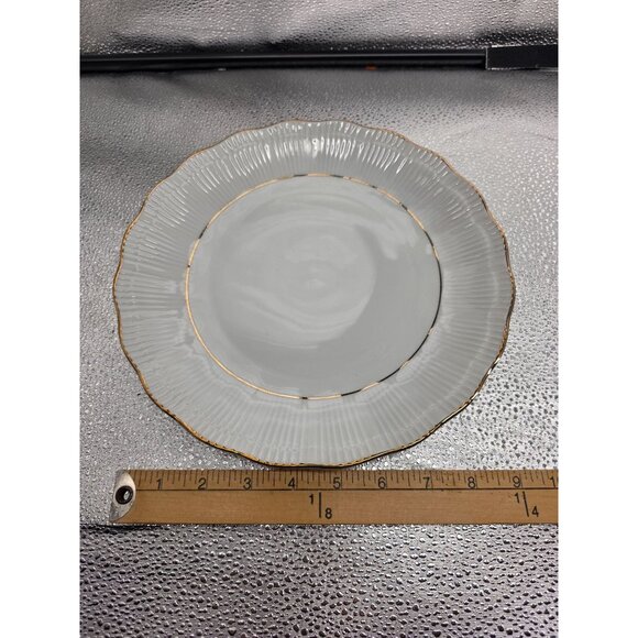 Vintage Fine China Dessert Plates Set Of 4 Made In Poland - Picture 4 of 4